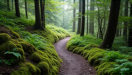 Coastal rainforest trail guided walk