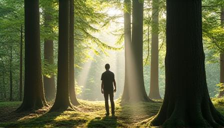 Forest bathing shinrin-yoku wellness experience
