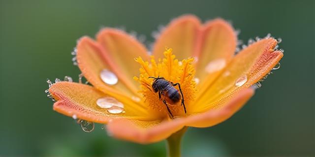 Macro wildflower photography close-up technique